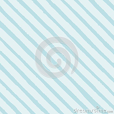 Vector diagonal blue stripes seamless pattern on the light background. Texture for your design. Vector Illustration