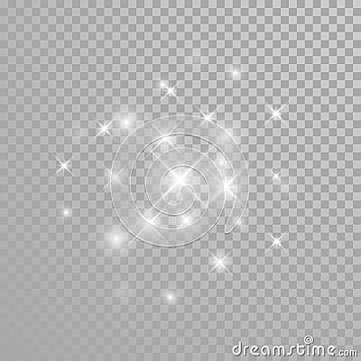 Vector diamond glitter sparkles splatter Vector Illustration