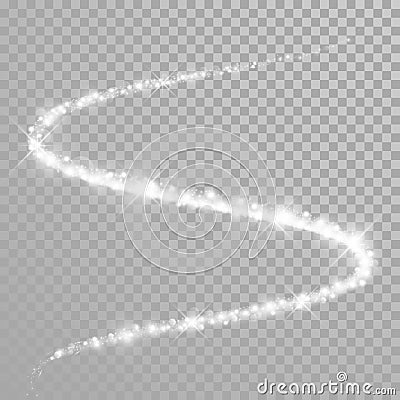 Vector diamond glitter sparkles wave Stock Photo