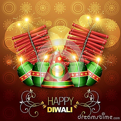 Vector diwali cracker Vector Illustration