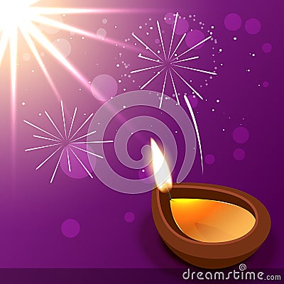 Vector diwali diya Vector Illustration