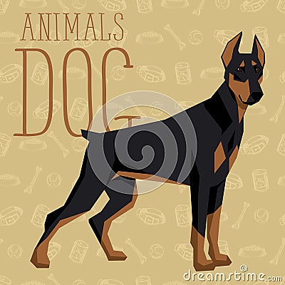 Vector Dogs Collection Vector Illustration