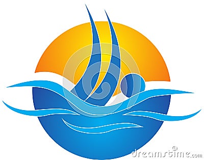 Swimming Vector Illustration