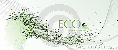 Vector Eco inspired by nature Vector Illustration