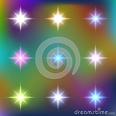 Vector effects background. Eps10 image 3 Vector Illustration