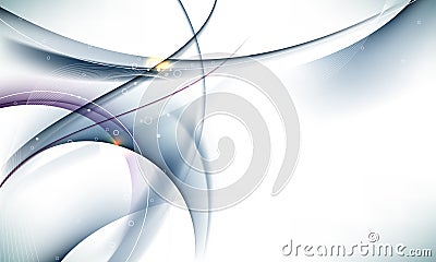 Vector elegant wave banner background elements Stock Photo