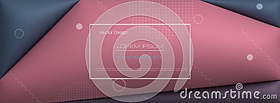 Vector, Illustration abstract element with dynamic shape, gradient color, 3d rendering background. Vector Illustration