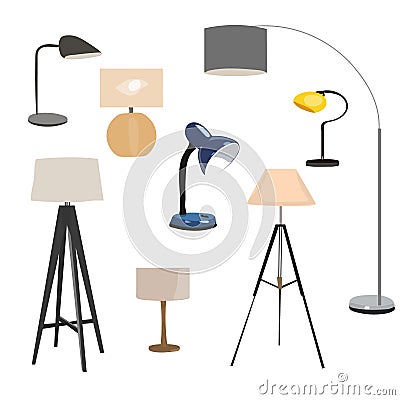 Vector elements for interior design Vector Illustration