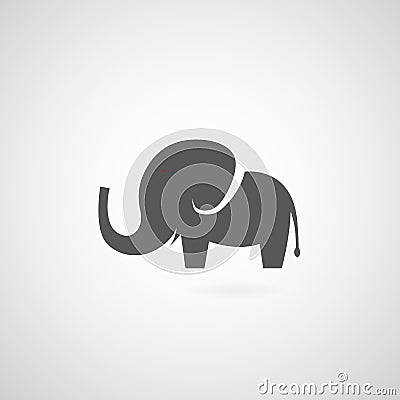 Vector Elephant symbol Vector Illustration