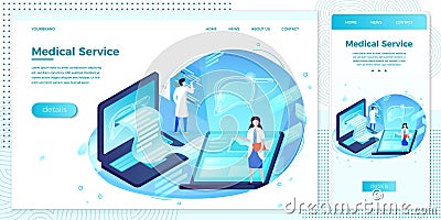 Vector eps illustration set liver health hologram Vector Illustration