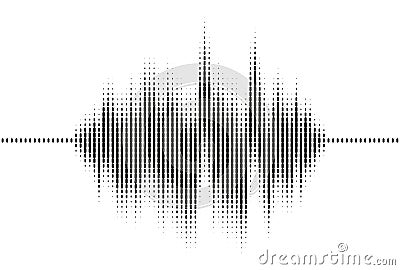 Vector Equalizer Sound Wave Vector Illustration