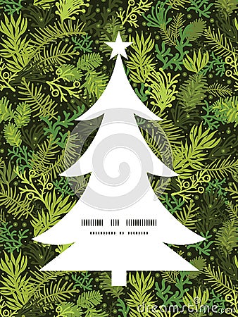 Vector evergreen christmas tree Christmas tree Vector Illustration