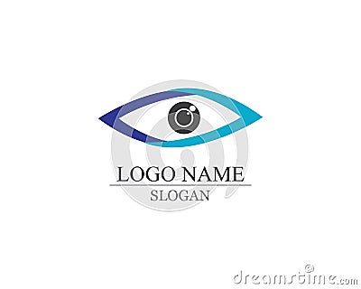 Vector - Eye care logo vector Vector Illustration
