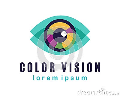 Vector Eye Logo Vector Illustration