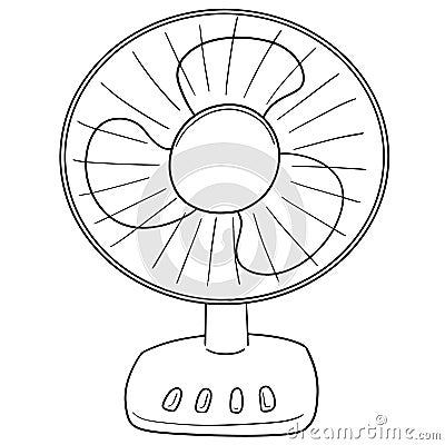 Vector of fan Vector Illustration