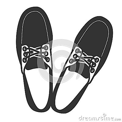 Boat shoes loafers fro men by crafteroks Stock Photo