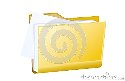 Vector file folder Stock Photo