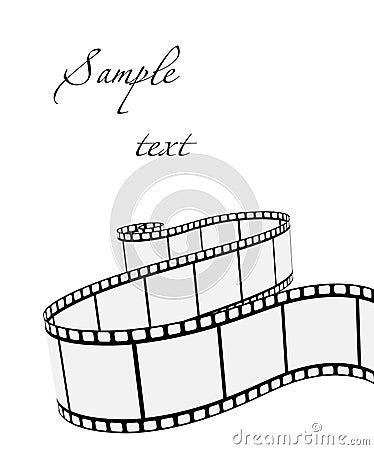 Vector film strip Vector Illustration