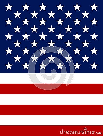 Vector US Flag icon Vector Illustration