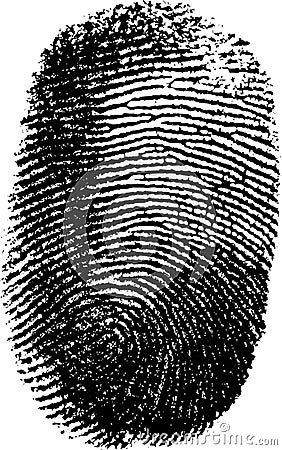Vector fingerprint Vector Illustration