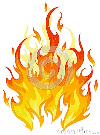 Vector fire Vector Illustration