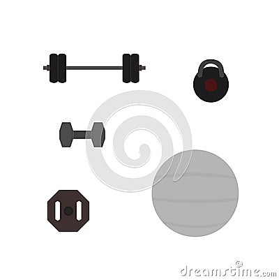 Vector fitness tools icon Vector Illustration