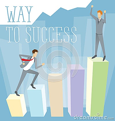 Vector Flat Business Concept Vector Illustration