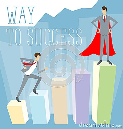 Vector Flat Business Concept Vector Illustration