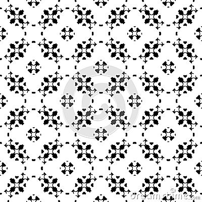 Vector floral ornament, ornamental seamless pattern Vector Illustration
