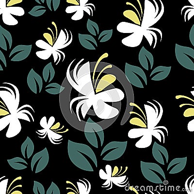 Vector floral pattern Vector Illustration