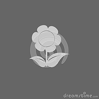 Vector flower icon Vector Illustration