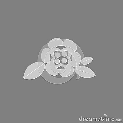 Vector flower icon Vector Illustration