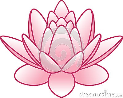 Vector Flower Lotus Stock Photo - Image: 14276120