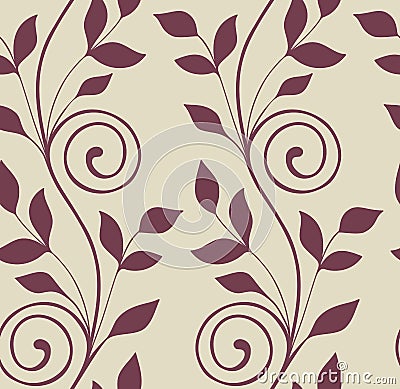 Vector flower seamless pattern element. Elegant texture for backgrounds. Vector Illustration