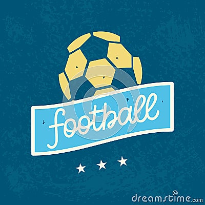Vector Football Logo Template Vector Illustration