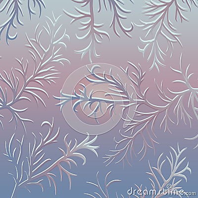 Vector frozen frost background texture. Glass snow ice cold and fresh background. Vector Illustration