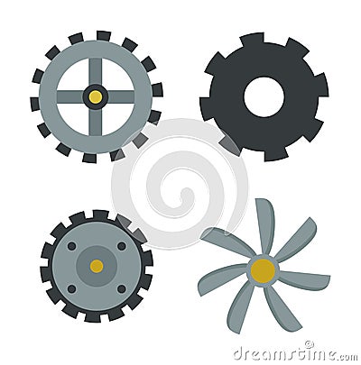 Vector gears icon Vector Illustration