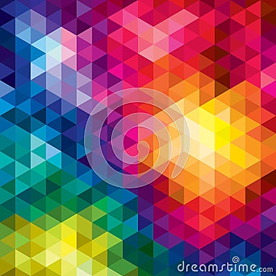 Vector geometric background Vector Illustration