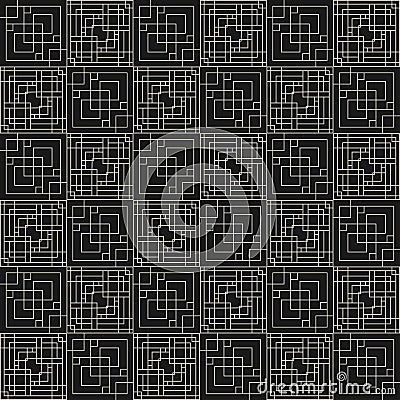 Vector geometric pattern - seamless. Vector Illustration