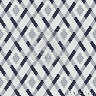 Vector geometric seamless argyle pattern Vector Illustration