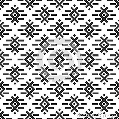 Vector geometric seamless pattern Vector Illustration