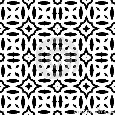 VECTOR GEOMETRICAL BLACK AND WHITE PATTERN DESIGN Vector Illustration