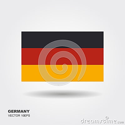 Vector Germany flag, Germany flag illustration, Vector Illustration