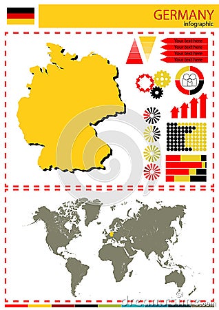 Vector Germany illustration country nation national culture conc Vector Illustration