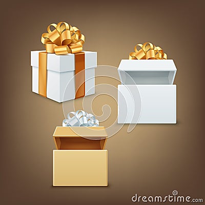 Vector gift boxes Vector Illustration