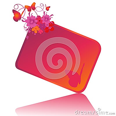 Vector gift tag Vector Illustration