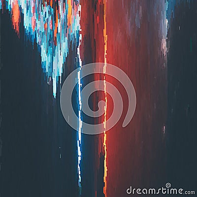 Vector glitch background. Digital image data distortion. Colorful abstract background for your designs. Vector Illustration