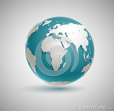 Vector Globe Icon Vector Illustration