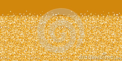 Vector golden shiny glitter texture horizontal Vector Illustration