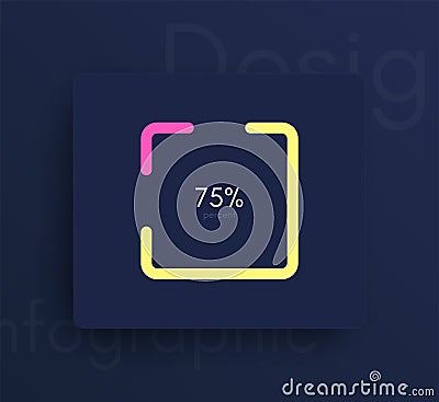 Vector graphic infographics. Template for creating web applications, workflow layout, diagram, banner, modern design, business Stock Photo